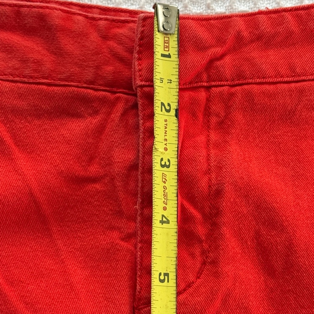 Hurley Women's Lowrider Orange-Red Shorts EUC 13 - Picture 8 of 13